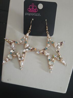 Paparazzi Multi Star Earrings NWT